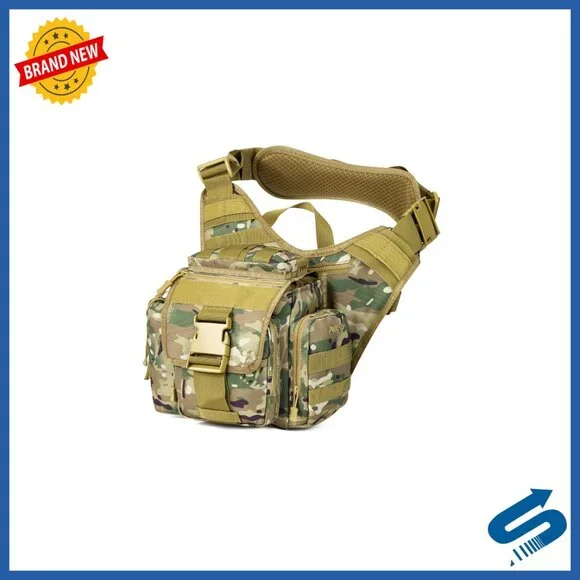 Tactical Messenger Bag Molle Crossbody Sling Backpack Waterproof Multiple
